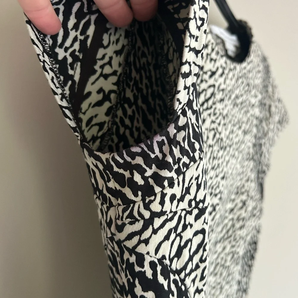 DVF DIANE VON FURSTENBERG Pele Snake Wave Jacquard Dress Office Cocktail Size 6 - Picture 7 of 15
